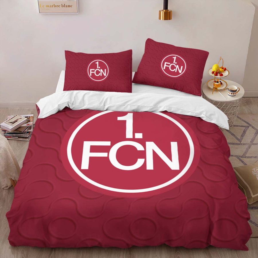 FC Nürnberg red background FCN Kinderbettwäsche - Bettwäsche – Bild 4