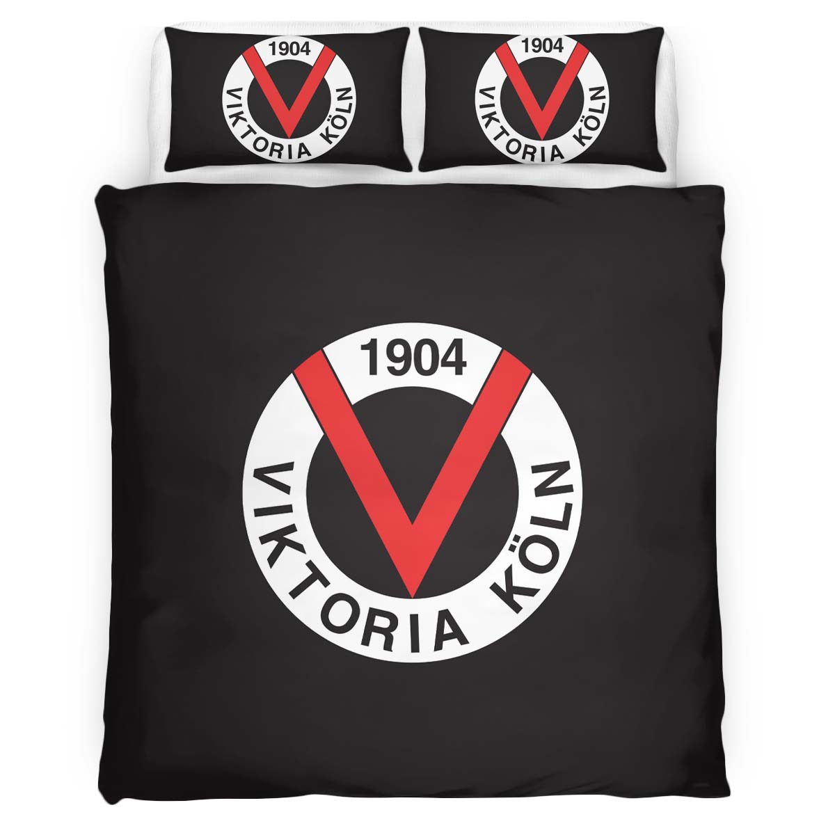 FC Viktoria Köln black background Kinderbettwäsche - Bettwäsche – Bild 2