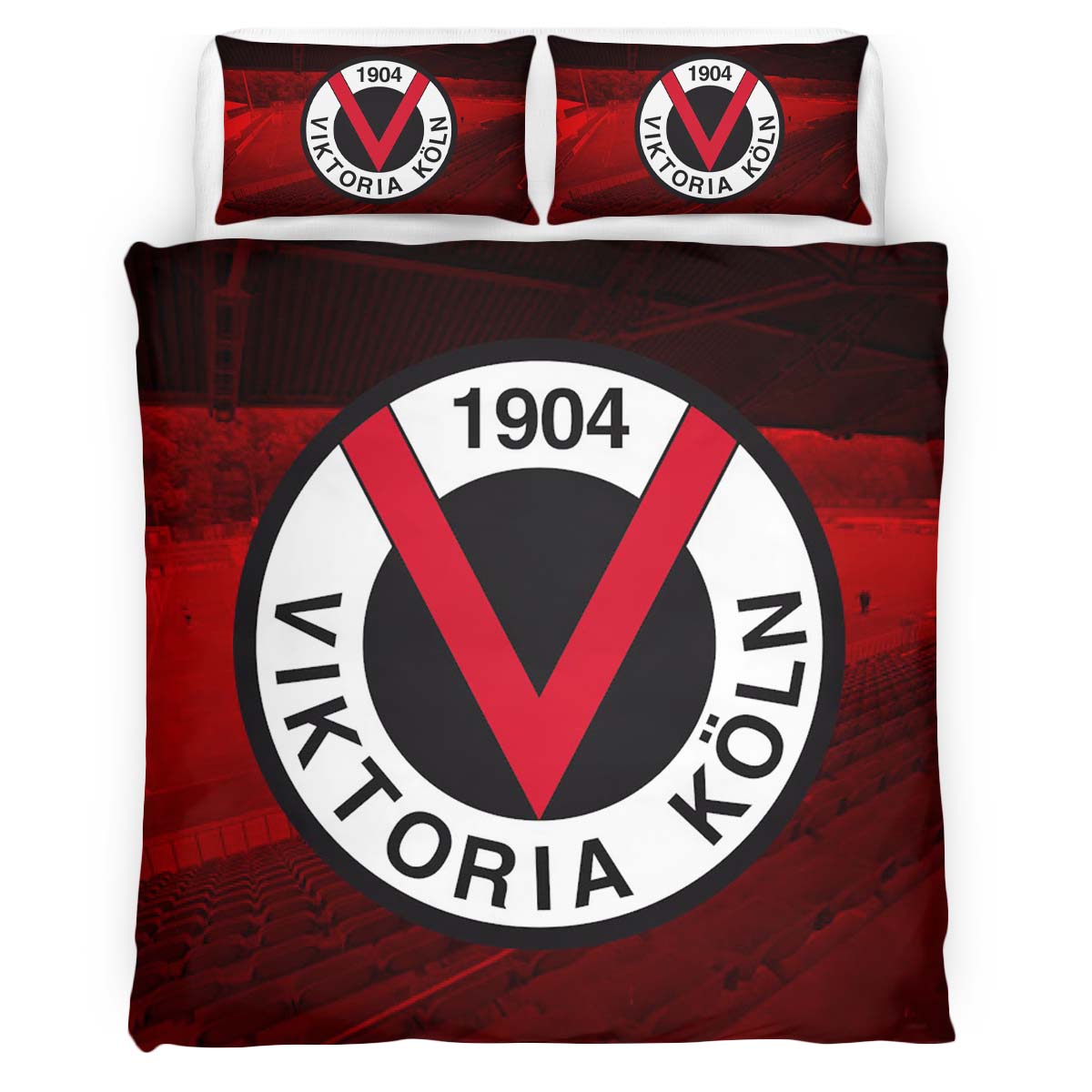 FC Viktoria Köln field background Kinderbettwäsche - Bettwäsche – Bild 2