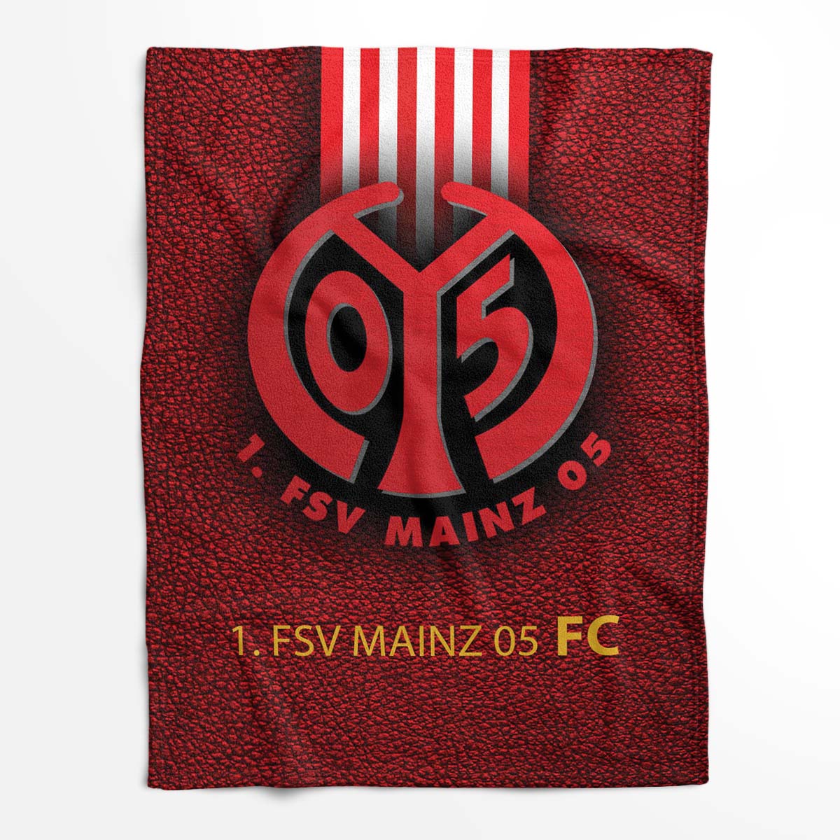 FSV Mainz 05 Fußballverein M08 Fleecedecke - Decke – Bild 2