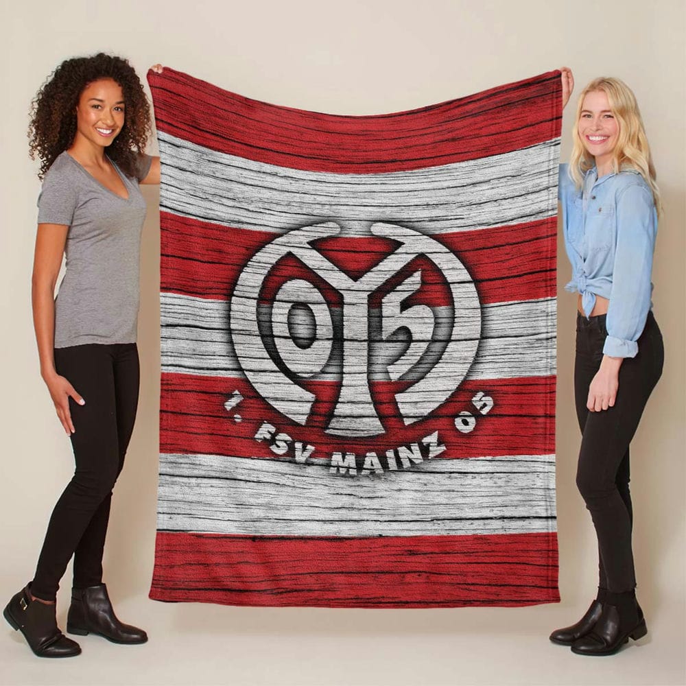 FSV Mainz 05 Fußballverein M11 Fleecedecke - Decke