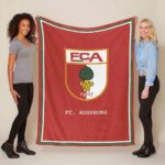 Fc Augsburg für Fan 01 Fleecedecke – Decke