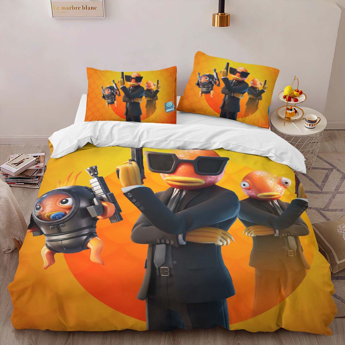 Fishsticks Skin Fortnite Spiele 04 Kinderbettwäsche – Bettwäsche – Bild 2