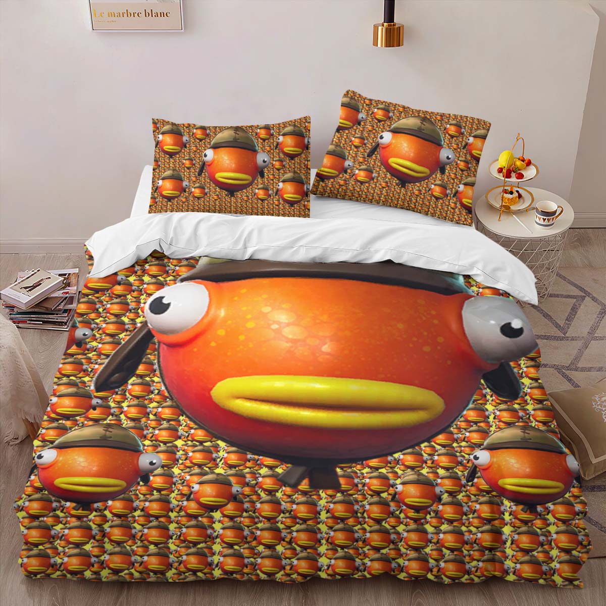 Fishsticks Skin Fortnite Spiele 05 Kinderbettwäsche – Bettwäsche – Bild 2