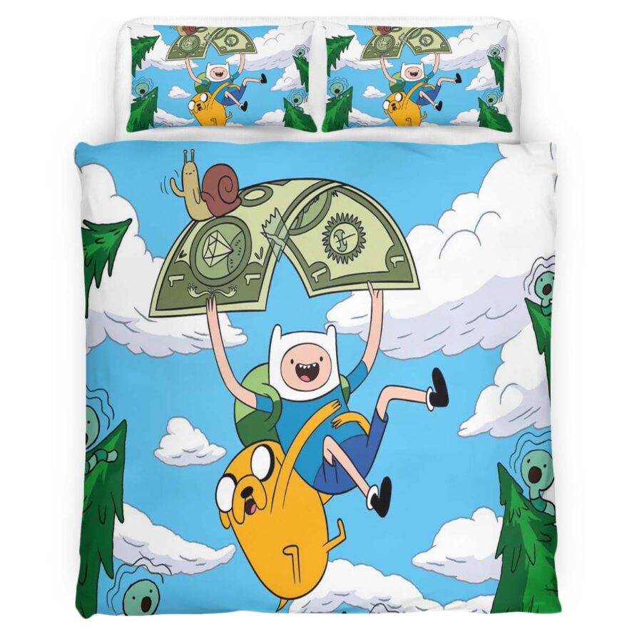 Fortnite Adventure Time Skin Hund und Mensch Kinderbettwäsche – Bettwäsche – Bild 4