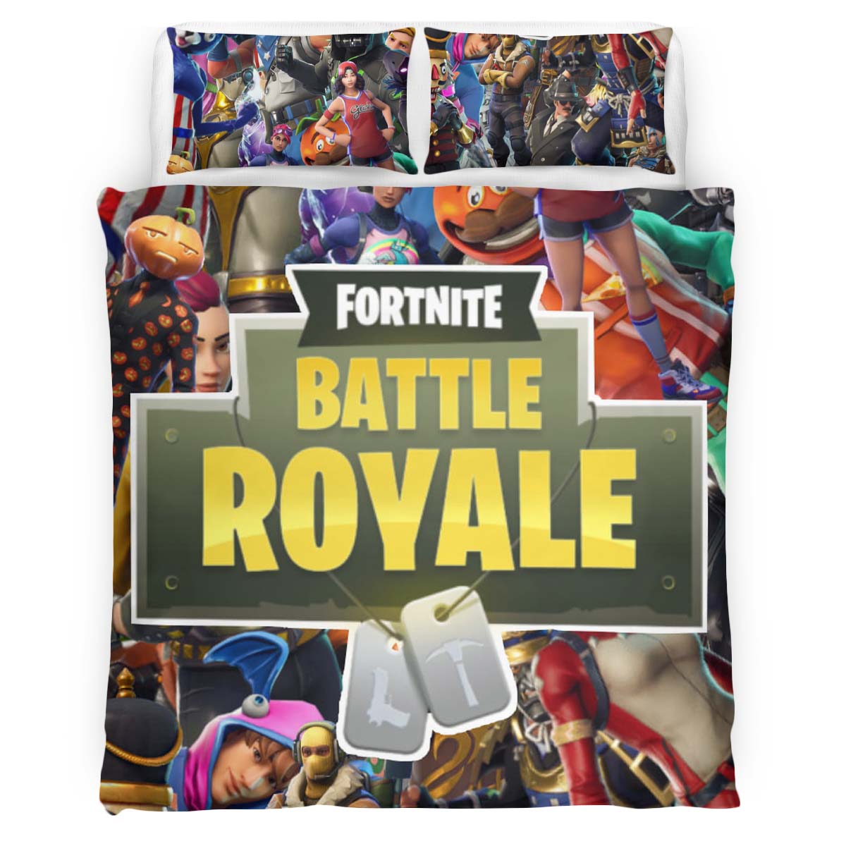 Fortnite Battle Royale Alle Charaktere 02 Kinderbettwäsche – Bettwäsche