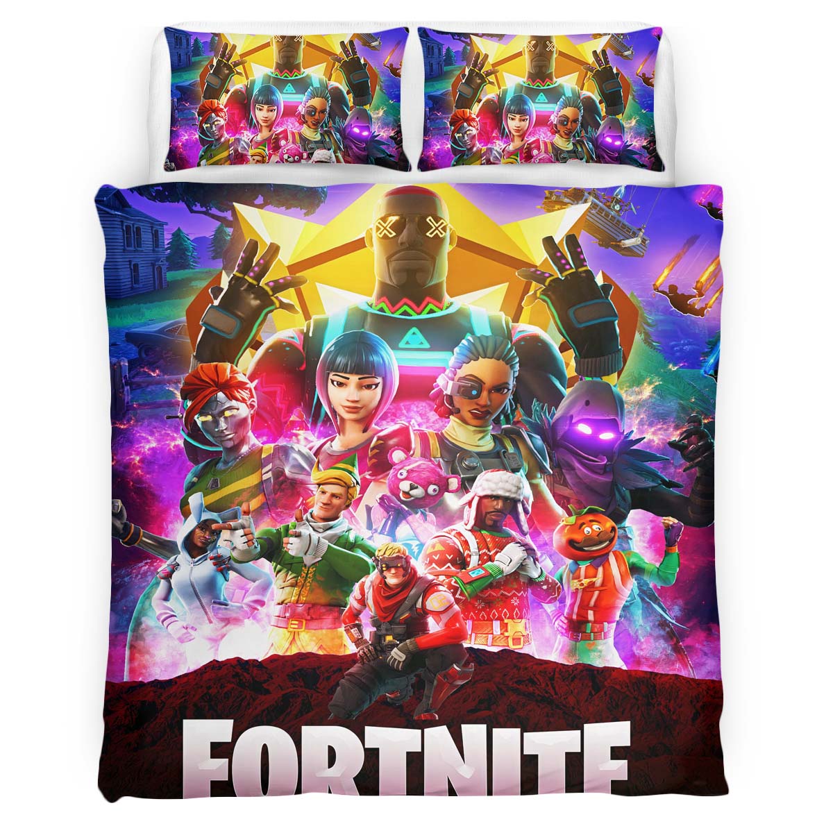 Fortnite Gaming Zimmer FN05 Kinderbettwäsche – Bettwäsche