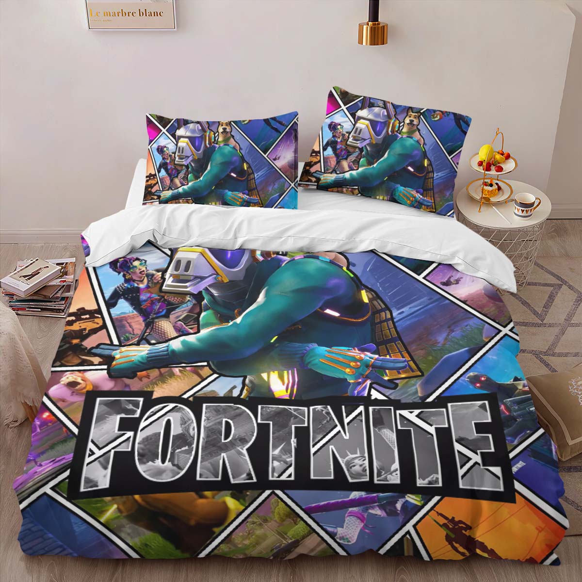 Fortnite DJ Yonder Skin und Alle Skins Kinderbettwäsche – Bettwäsche – Bild 2