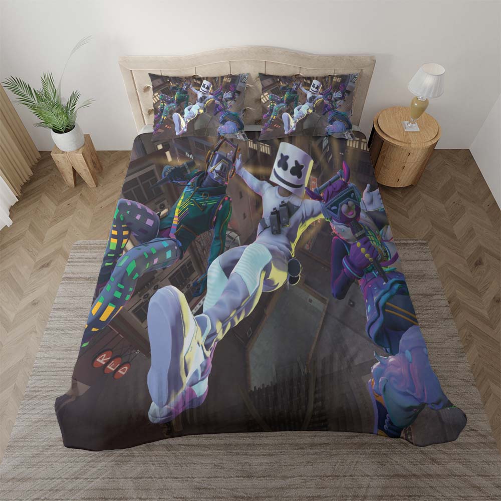 Fortnite Mashmello 1001 Kinderbettwäsche - Bettwäsche