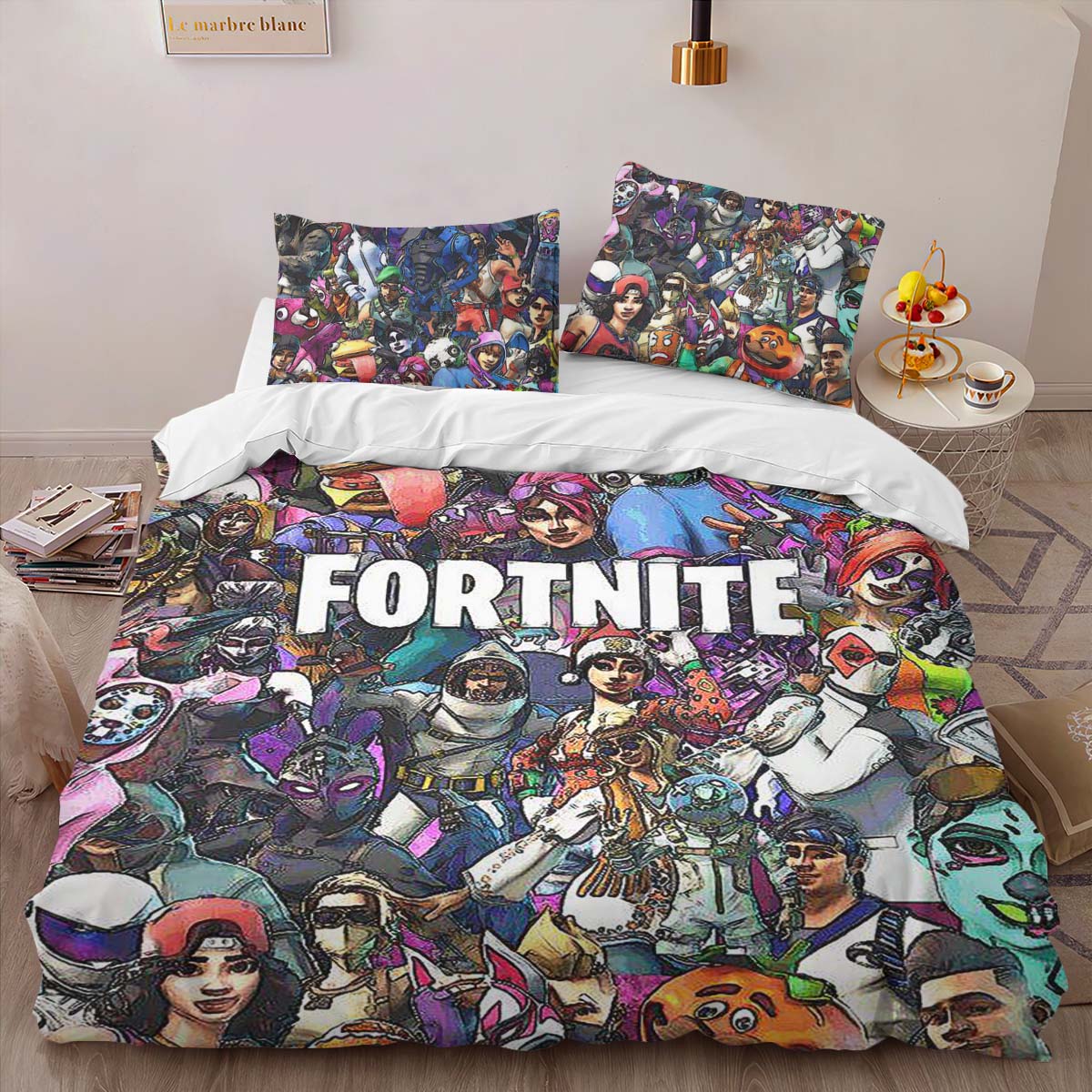 Fortnite Farbe FN06 Kinderbettwäsche – Bettwäsche – Bild 2