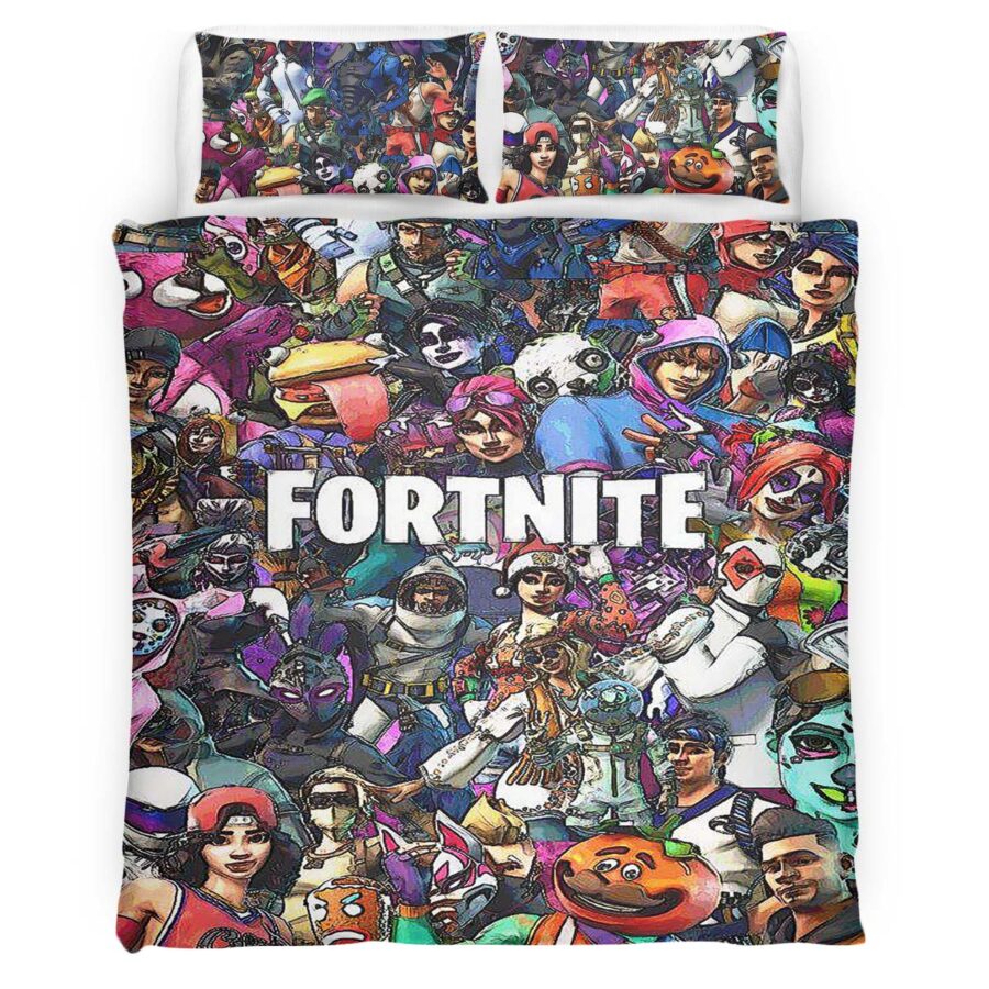 Fortnite Farbe FN06 Kinderbettwäsche – Bettwäsche – Bild 4