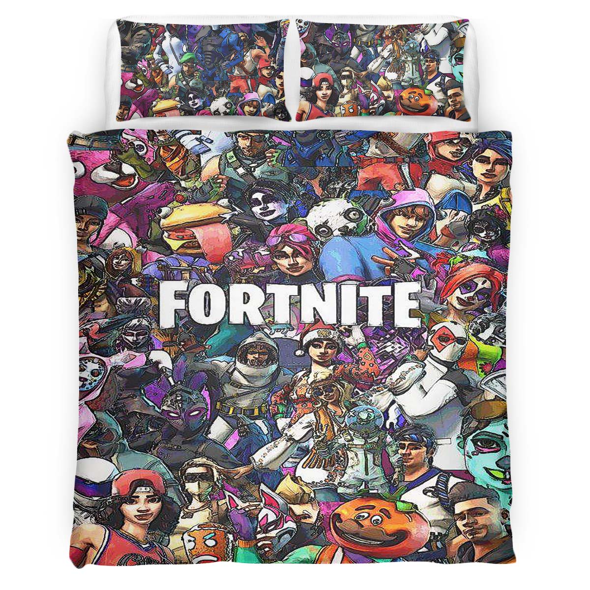 Fortnite Farbe FN06 Kinderbettwäsche – Bettwäsche