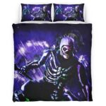 Fortnite Skull Trooper Skin 02 Kinderbettwäsche – Bettwäsche