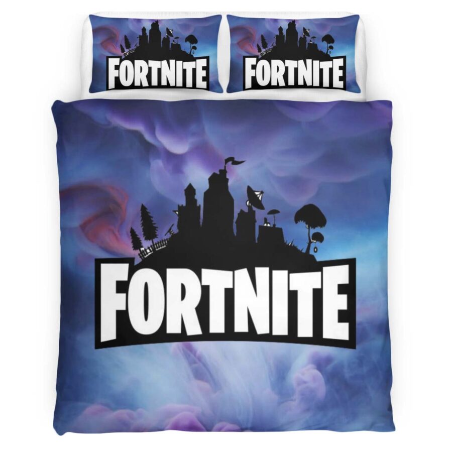 Fortnite Himmel und Logo Kinderbettwäsche – Bettwäsche – Bild 4