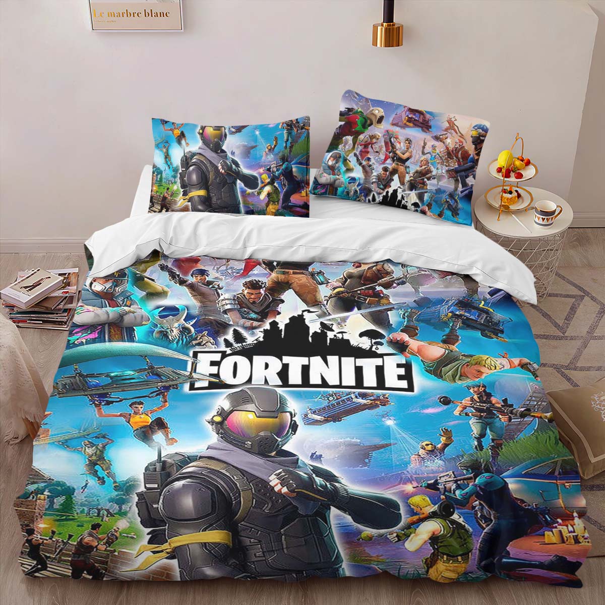 Fortnite Zombie FN02 Kinderbettwäsche – Bettwäsche – Bild 2