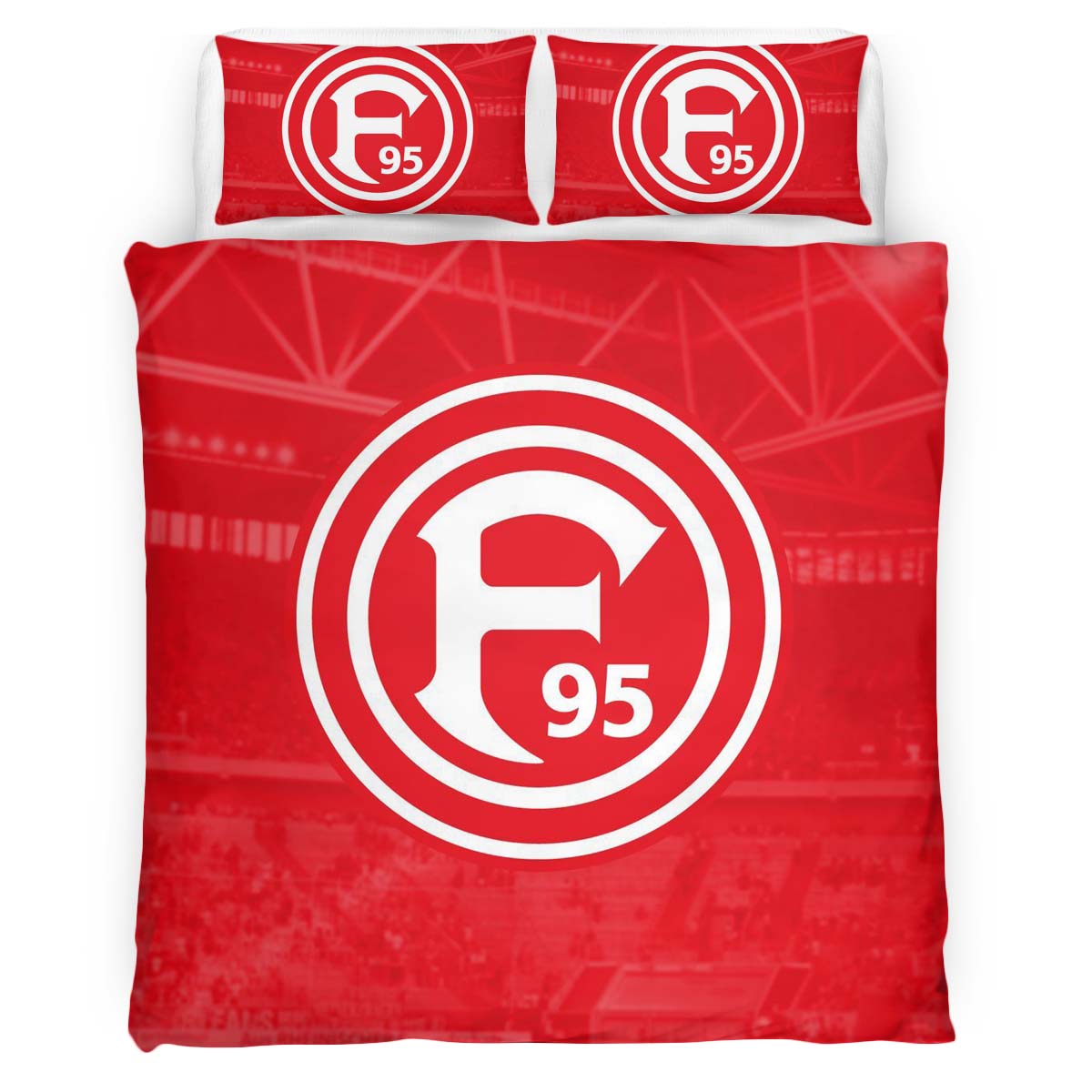 Fortuna Düsseldorf F95 Red Field Kinderbettwäsche - Bettwäsche – Bild 2