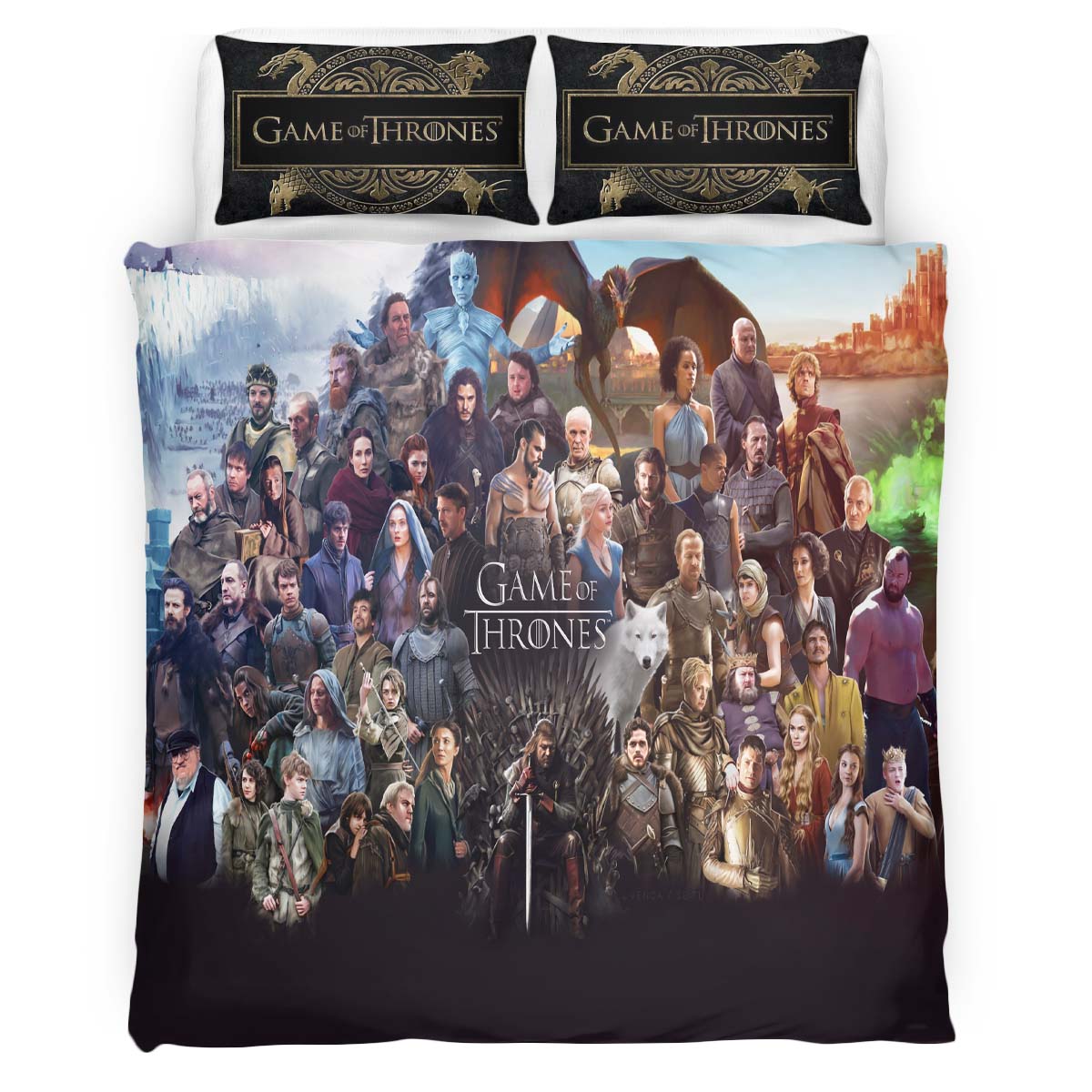 Game of Thrones Alle Charaktere 31 Kinderbettwäsche – Bettwäsche