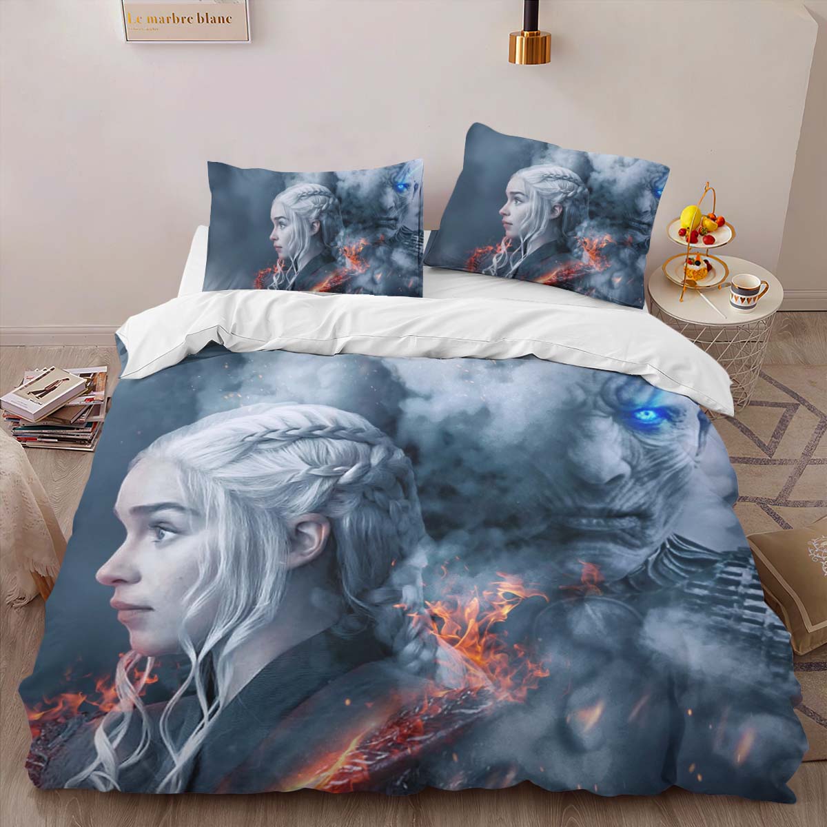 Game of Thrones Daenerys Targaryen Mutter der Drachen und Weiße Wanderer 35 Kinderbettwäsche – Bettwäsche – Bild 2