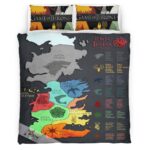 Game of Thrones Häuser Karte Kinderbettwäsche – Bettwäsche