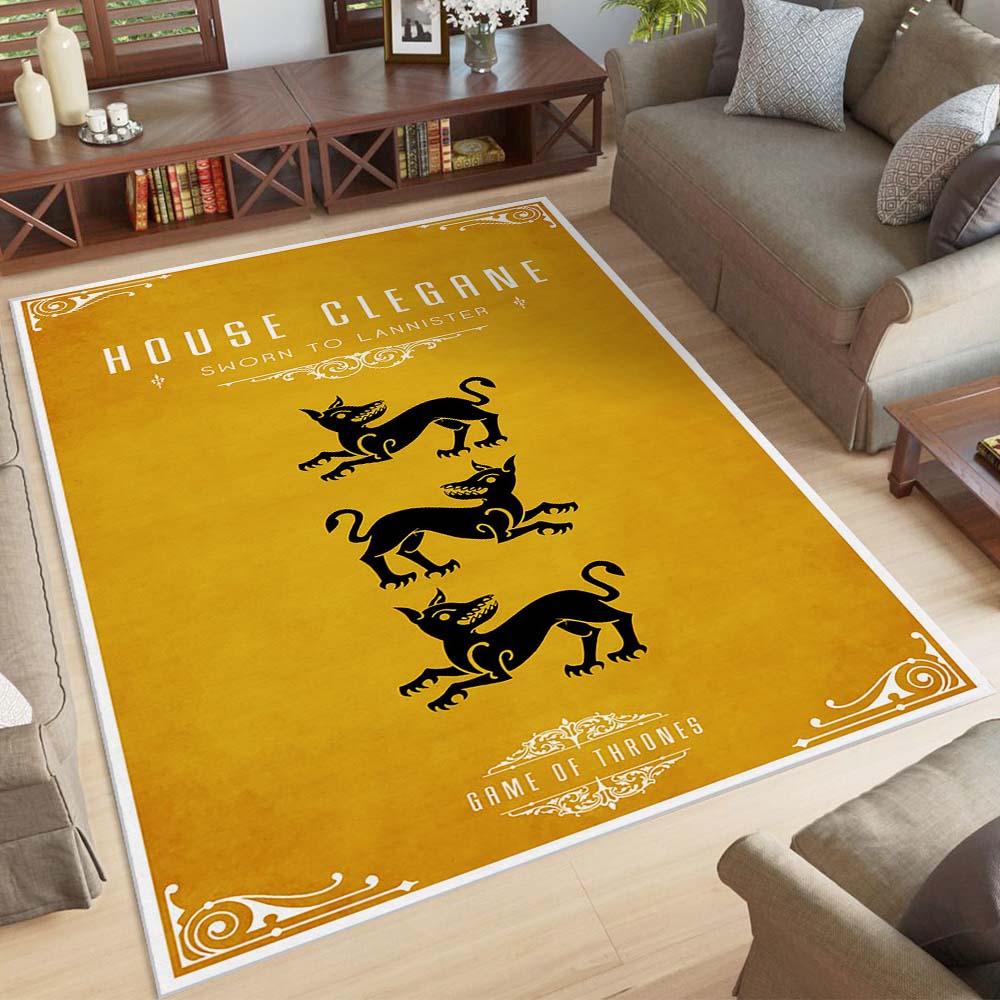 Game Of Thrones Got House Clegane Siegel Teppich – Bild 2