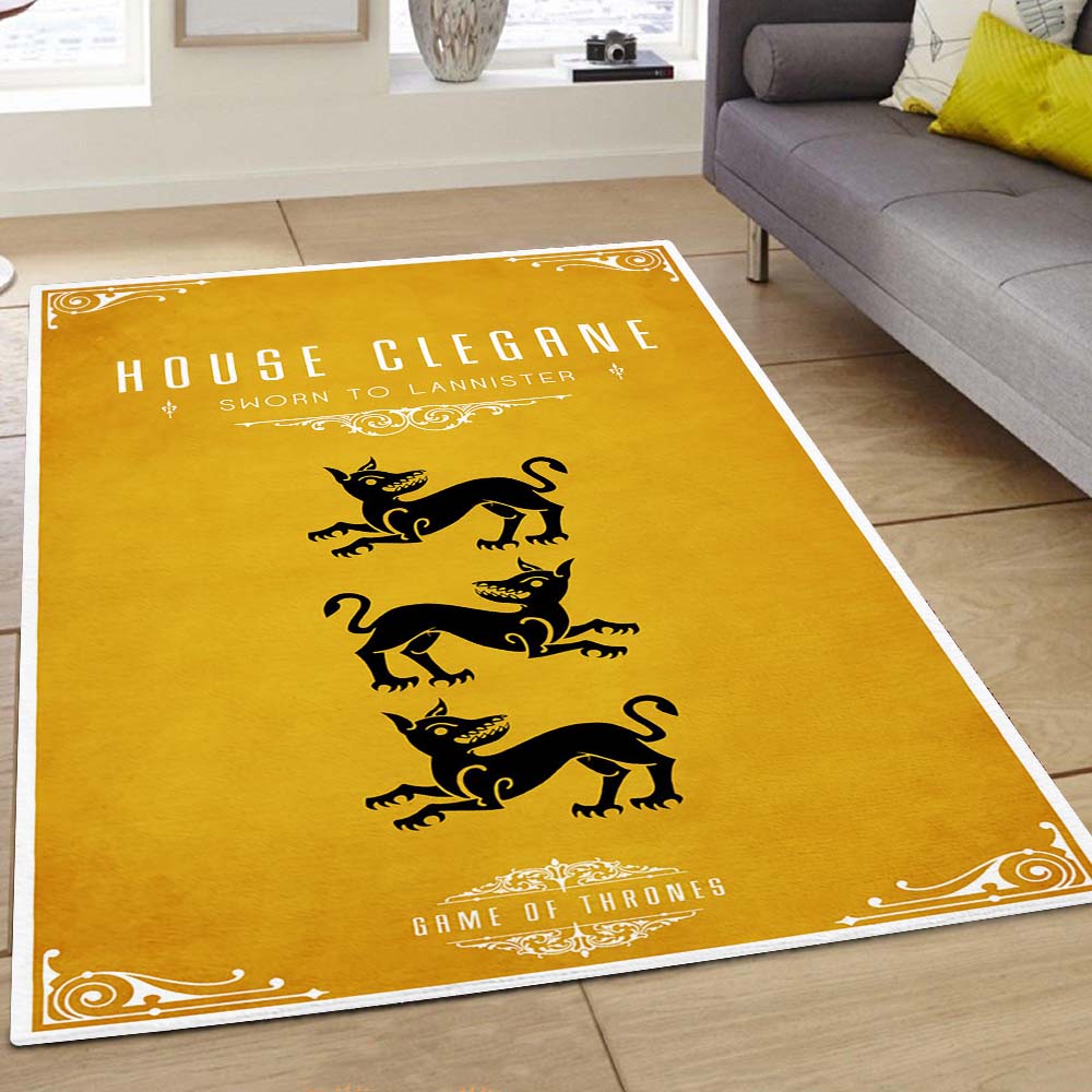 Game Of Thrones Got House Clegane Siegel Teppich