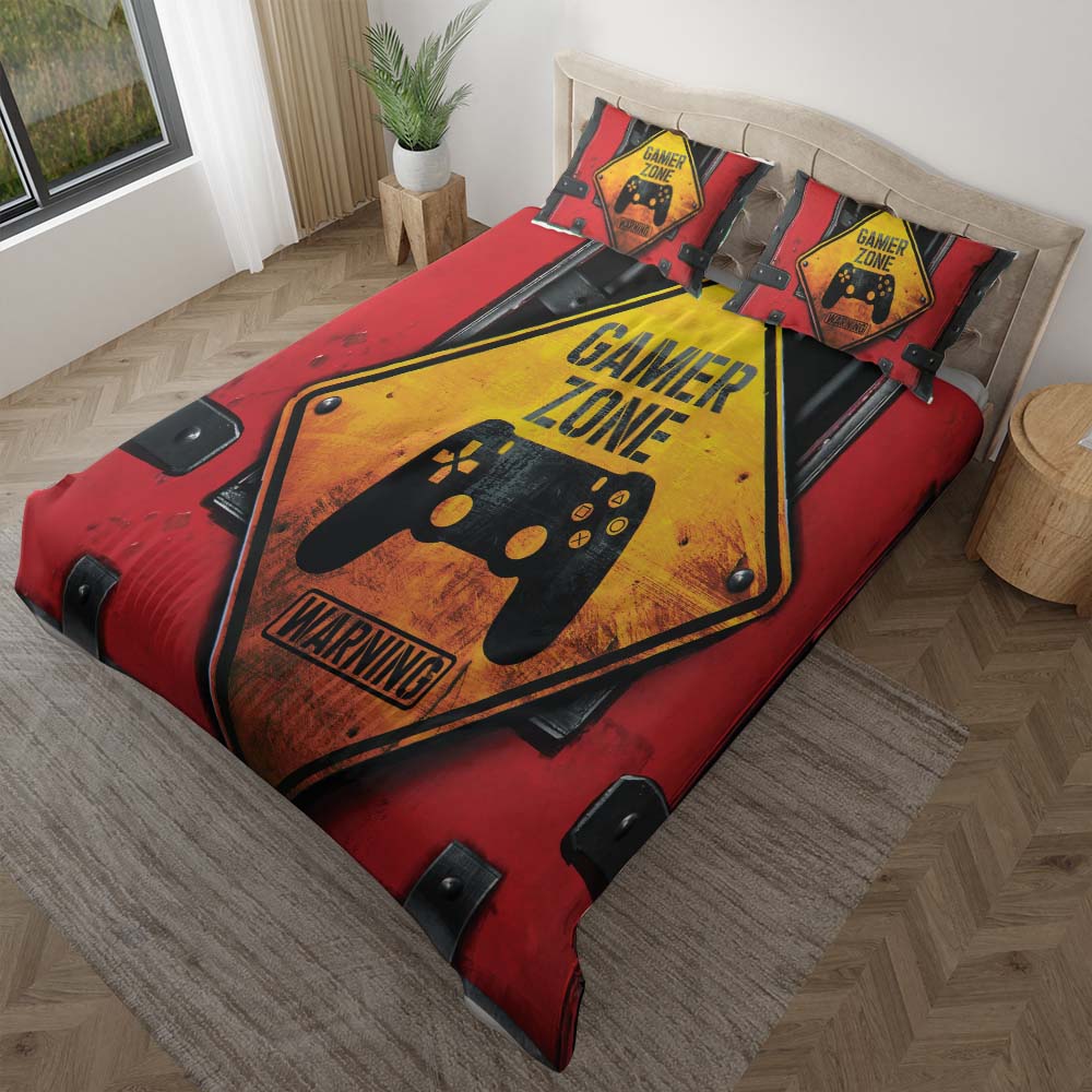 Gamer Zone Gamer bei der Arbeit Kinderbettwäsche - Bettwäsche – Bild 2