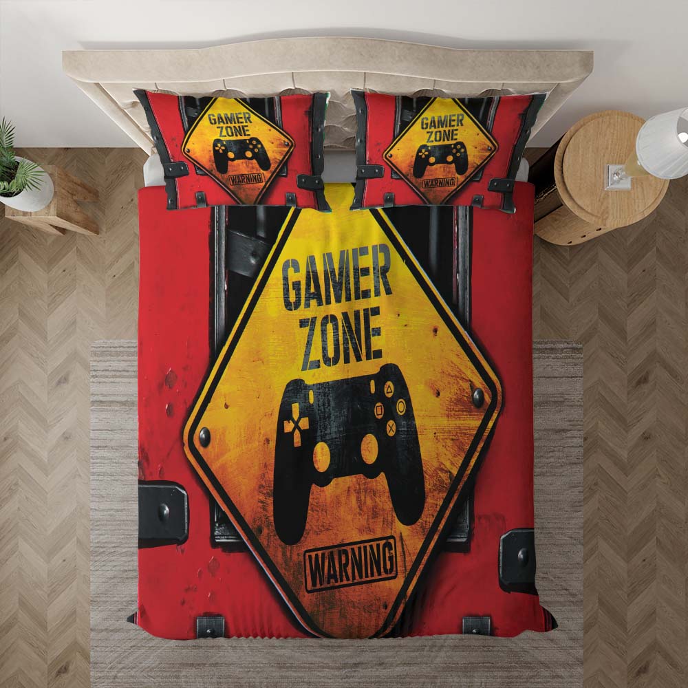 Gamer Zone Gamer bei der Arbeit Kinderbettwäsche - Bettwäsche – Bild 3