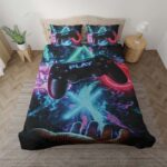 Gaming Neon Spielzimmer Kinderbettwäsche – Bettwäsche