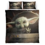 Grogu Star Wars Baby Yoda The Mandalorian Kinderbettwäsche – Bettwäsche