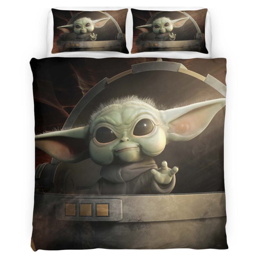 Grogu Star Wars Baby Yoda The Mandalorian Kinderbettwäsche – Bettwäsche – Bild 4