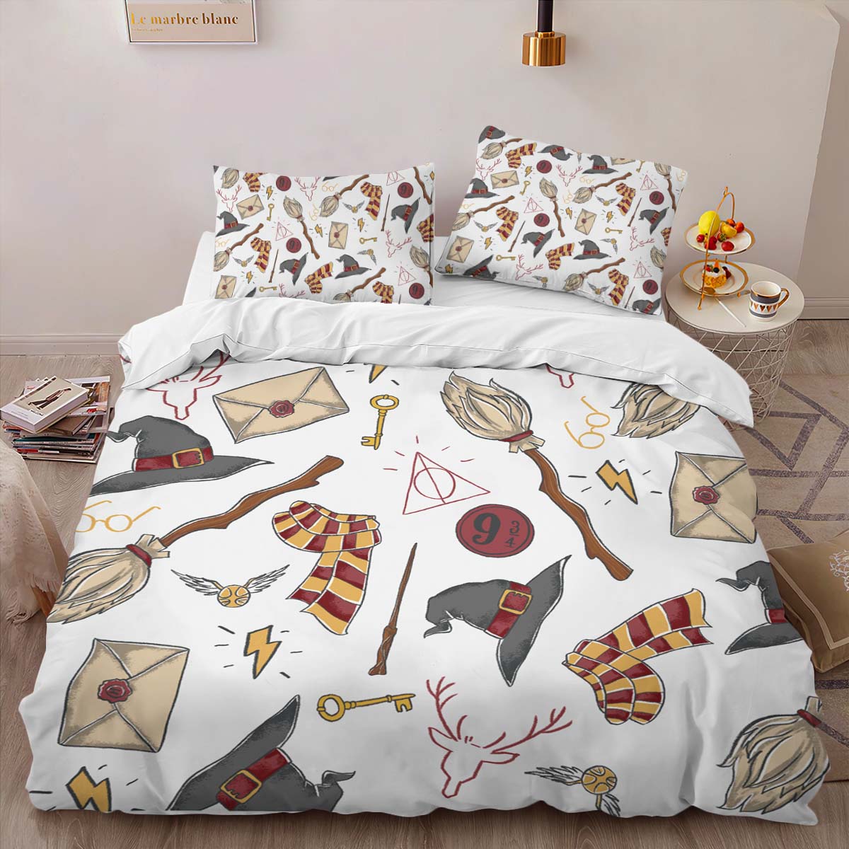 Haus Gryffindor Harry Potter Symbole Kinderbettwäsche – Bettwäsche – Bild 2