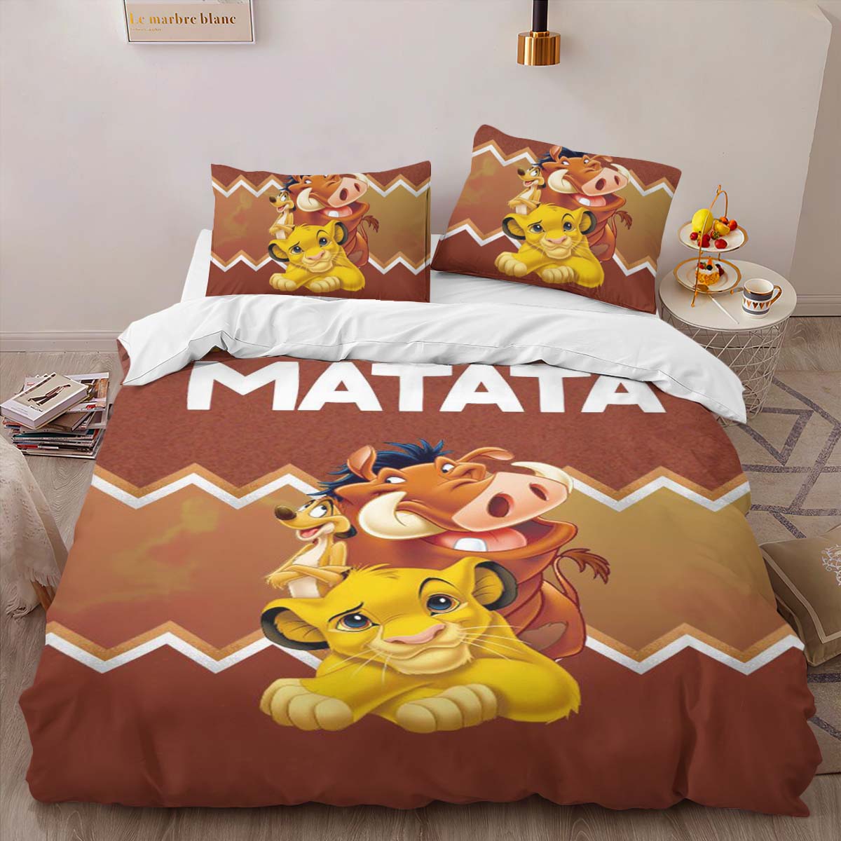 Hakuna Matata Der König der Löwen Charaktere 3 Kinderbettwäsche – Bettwäsche – Bild 2