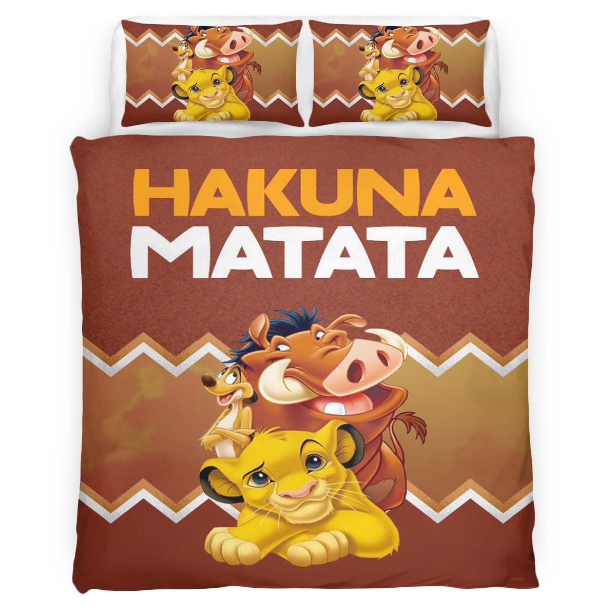 Hakuna Matata Der König der Löwen Charaktere 3 Kinderbettwäsche – Bettwäsche
