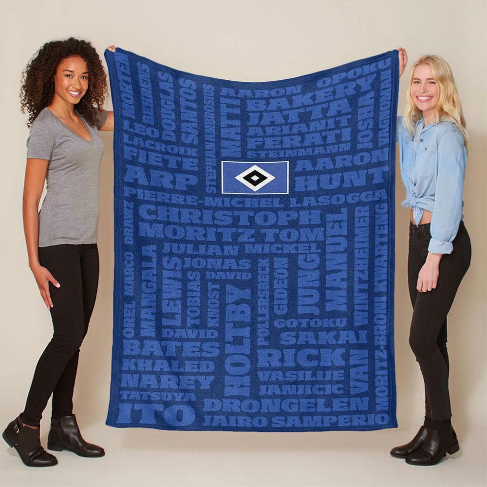 Hamburger SV HSV 10 Fleecedecke - Decke