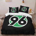 Hannover 96 Black Background Kinderbettwäsche – Bettwäsche