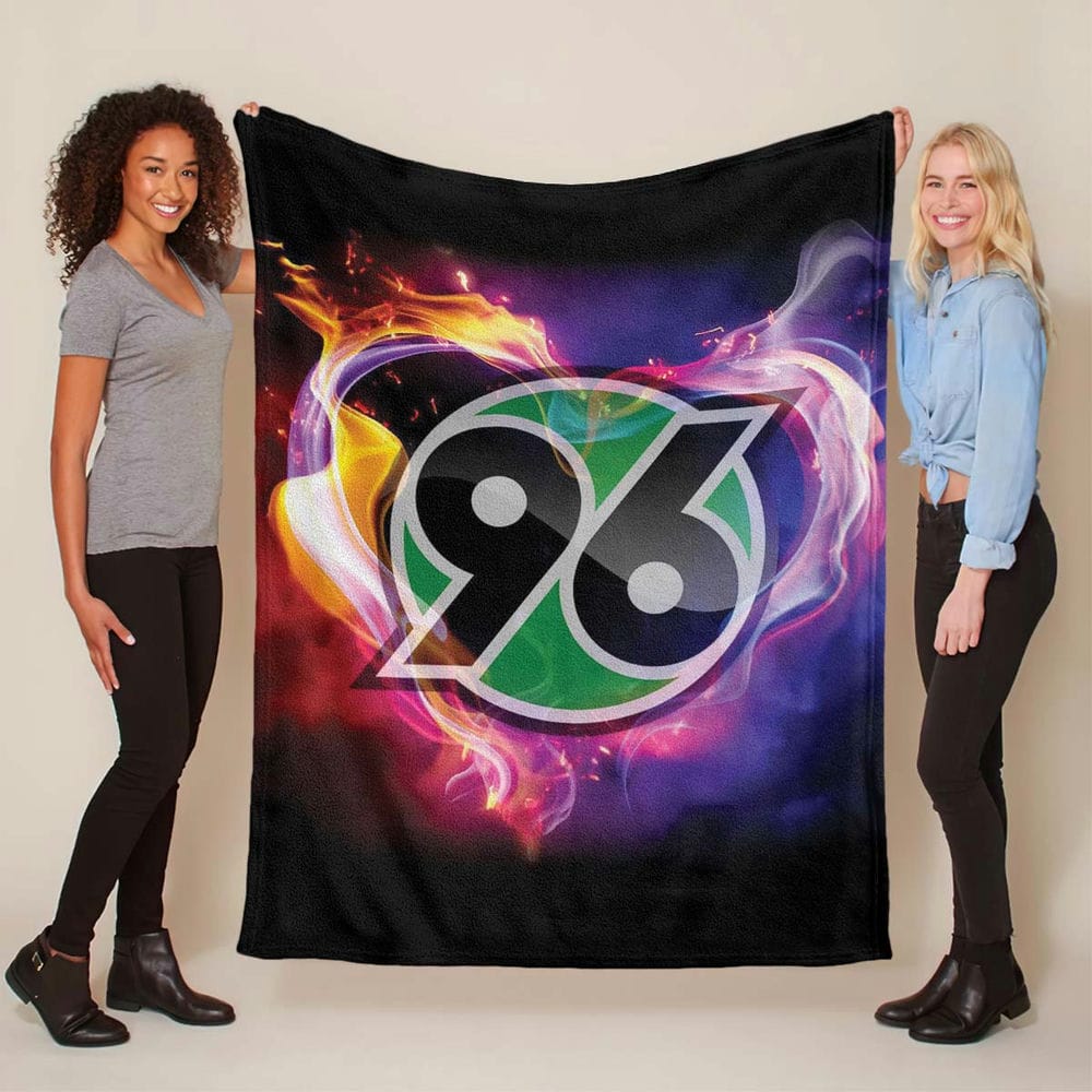 Hannover 96 Feuerstil Fleecedecke - Decke