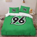 Hannover 96 green background 01 Kinderbettwäsche – Bettwäsche
