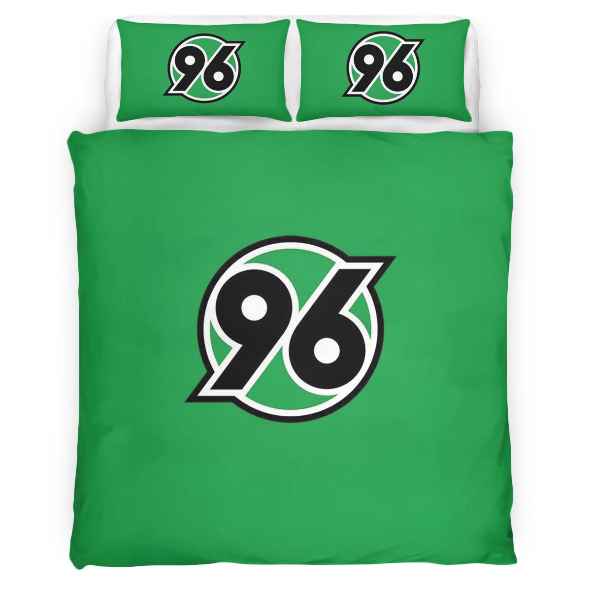 Hannover 96 green background 01 Kinderbettwäsche - Bettwäsche – Bild 2