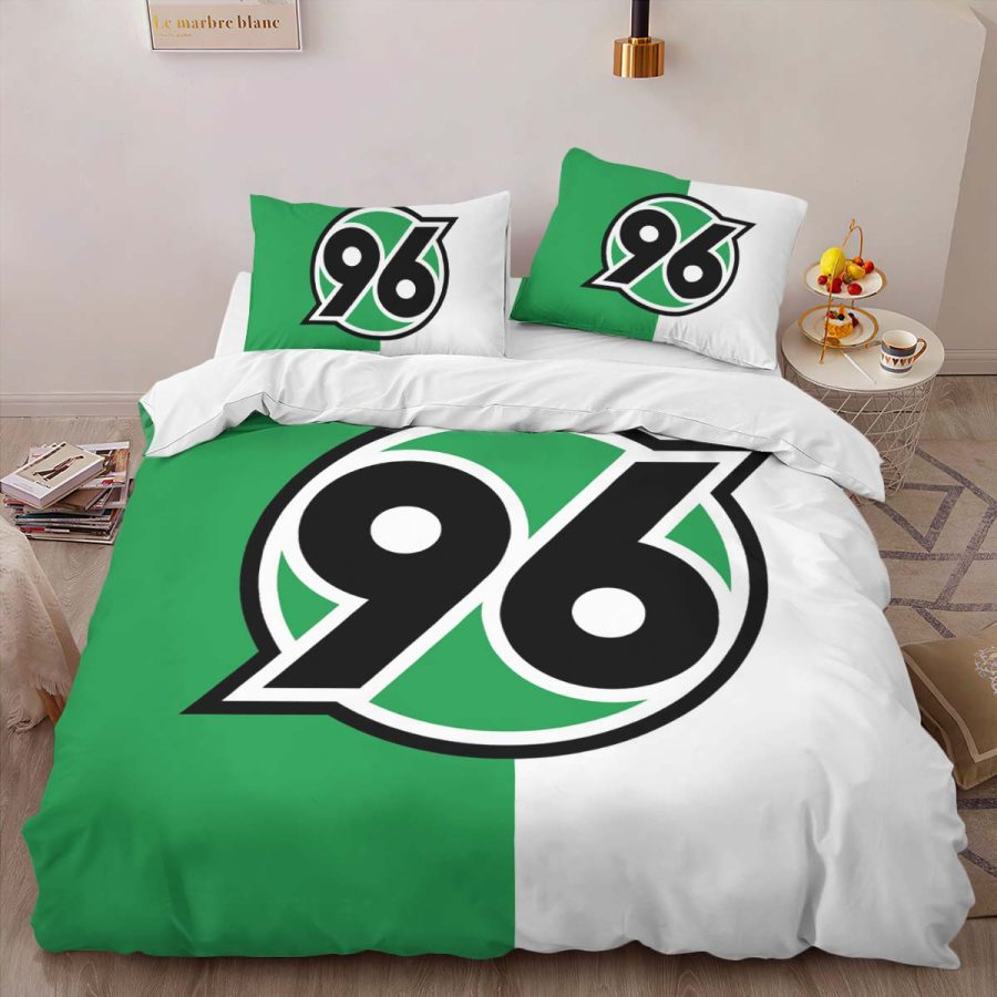 Hannover 96 green background 02 Kinderbettwäsche - Bettwäsche – Bild 4