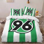 Hannover 96 green background 03 Kinderbettwäsche – Bettwäsche