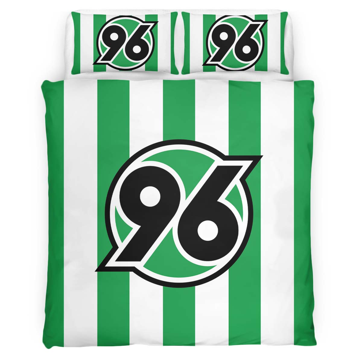 Hannover 96 green background 03 Kinderbettwäsche - Bettwäsche – Bild 2