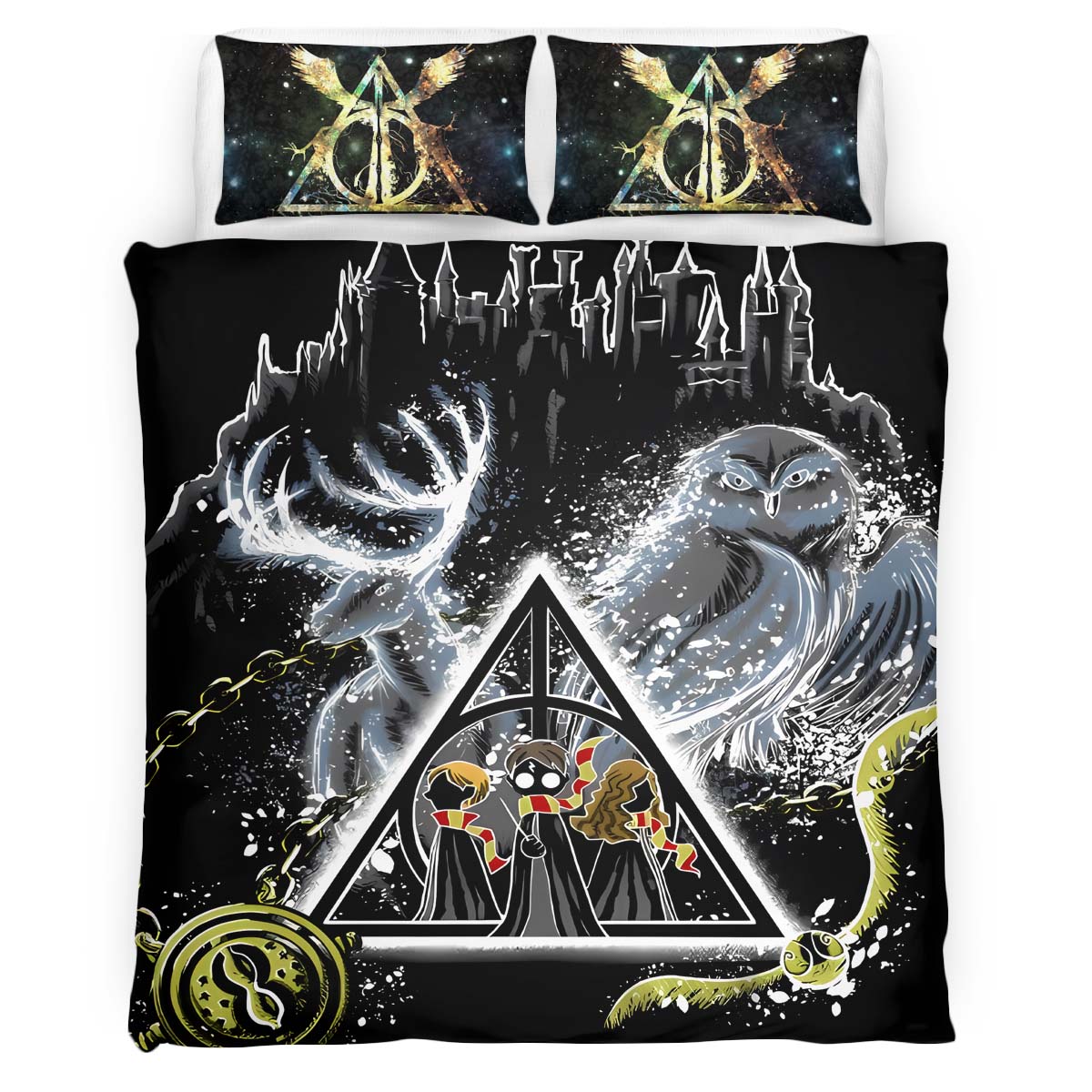 Harry Potter Always Symbol und Eule Kinderbettwäsche – Bettwäsche