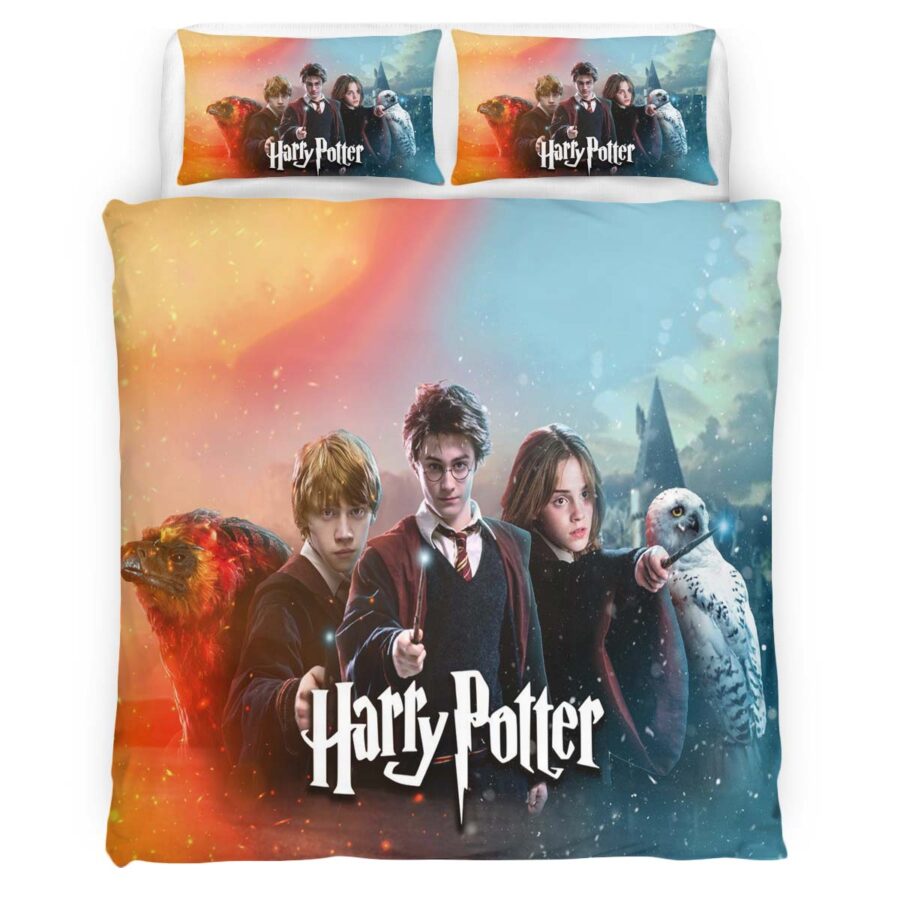 Harry Potter Charaktere Harry Hermine Ron Kinderbettwäsche – Bettwäsche – Bild 4