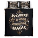 Harry Potter Dumbledore Zitat Worte sind unsere unerschöpflichste Quelle der Magie Kinderbettwäsche – Bettwäsche