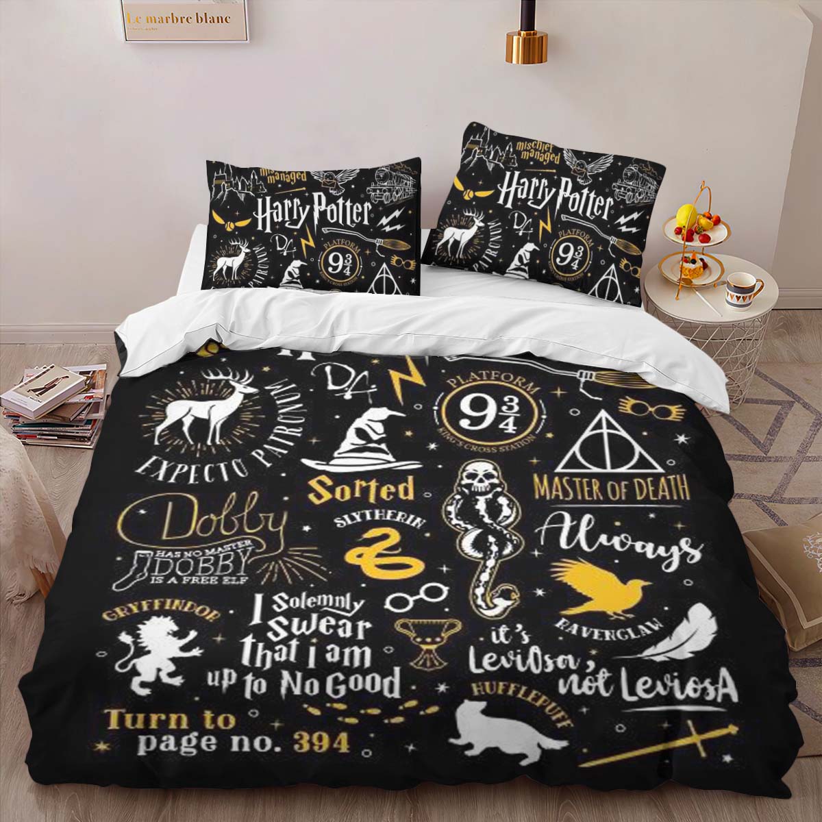 Harry Potter Hogwarts Schule 12 Kinderbettwäsche – Bettwäsche – Bild 2