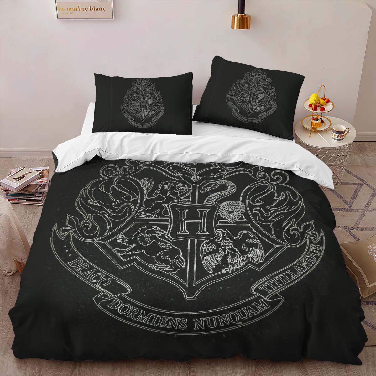 Harry Potter Hogwarts Schule Logo 03 Kinderbettwäsche – Bettwäsche – Bild 2