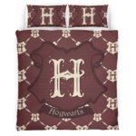 Harry Potter Hogwarts Schule Logo Muster Kinderbettwäsche – Bettwäsche