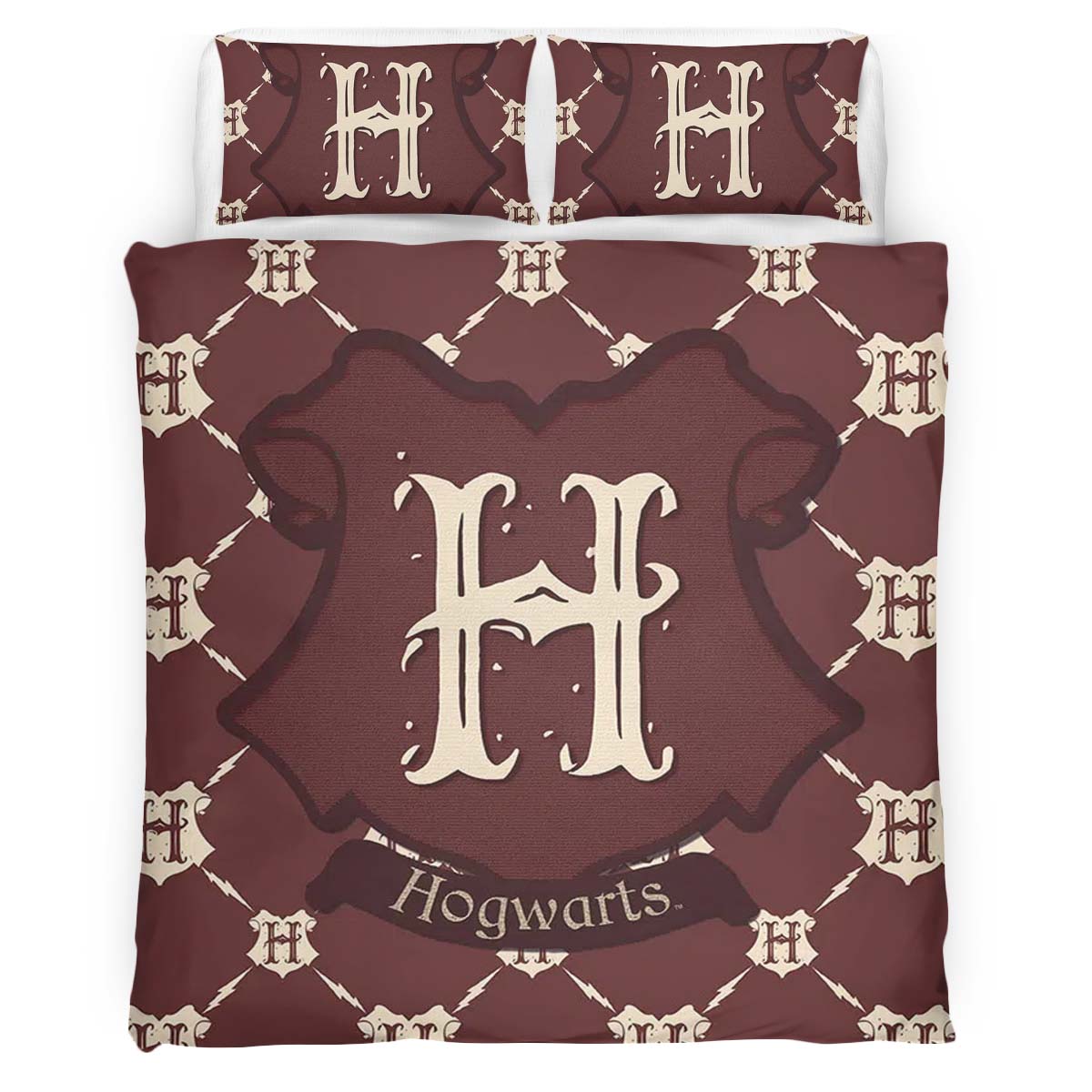 Harry Potter Hogwarts Schule Logo Muster Kinderbettwäsche – Bettwäsche