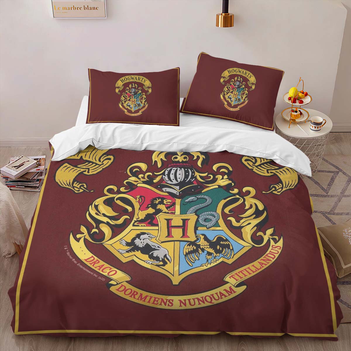 Harry Potter Hogwarts Schule Logo Spezial Stil Kinderbettwäsche – Bettwäsche – Bild 2