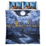 Harry Potter Hogwarts Schule Nacht Kinderbettwäsche – Bettwäsche